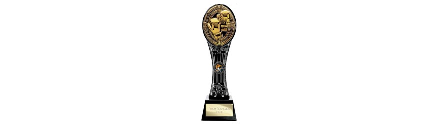 EXTREME MAVERICK BOXING RESIN TROPHY - 2 SIZES - 26CM - 29CM EXTREME MAVERICK BOXING RESIN TROPHY - 2 SIZES - 26CM - 29CM